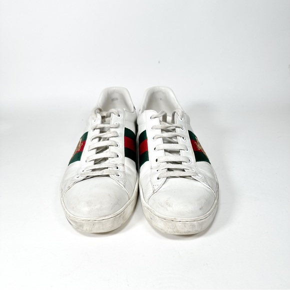 AUTHENTIC GUCCI MEN'S ACE EMBROIDERED SNEAKER - Picture 2 of 7